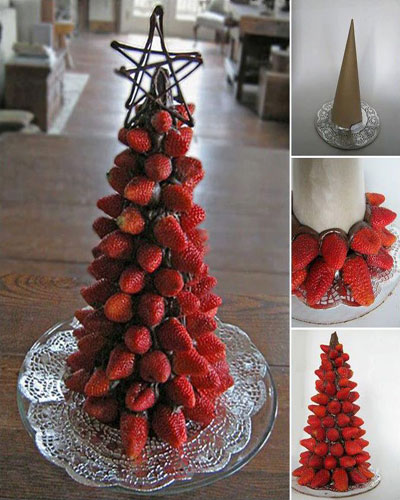 A-strawberry-Christmas-tree