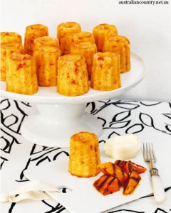 Little-Papaya-Cakes-with-Grilled-Papaya