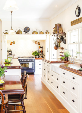 country inspired kitchens