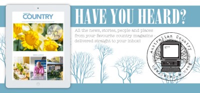 Sign up to Australian Country E-News