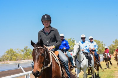Meg Everett Leads Out The Field