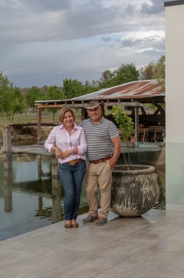 Canberra lakeside house couple