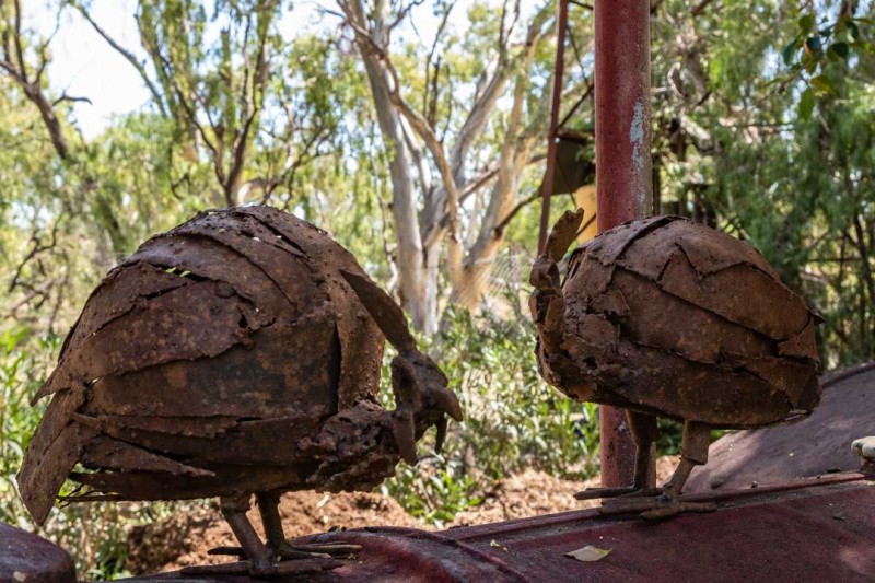 Angus and Sandie Wilson Sculptures